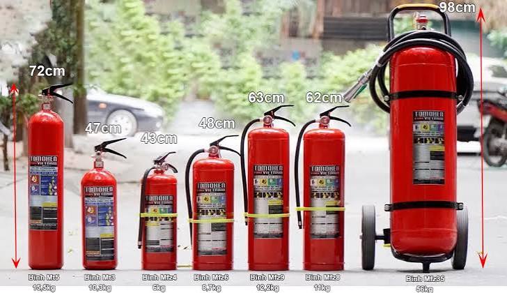 Bình cứu hỏa Mfz các kích cỡ
